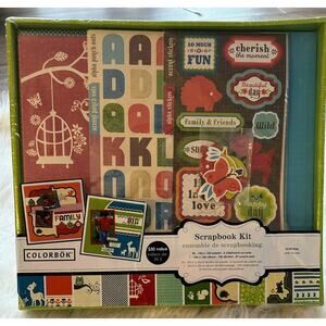 Colorbok Scrapbook Photo Complete Album Kit 12 X 12 Stickers Paper Page NEW GIFT